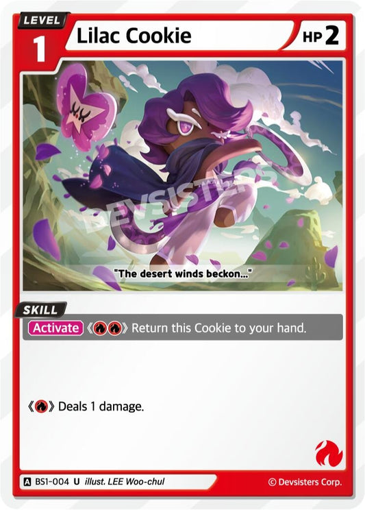 Image for Lilac Cookie (BS1-004) (BS1-BS2) - CookieRun: Braverse TCG