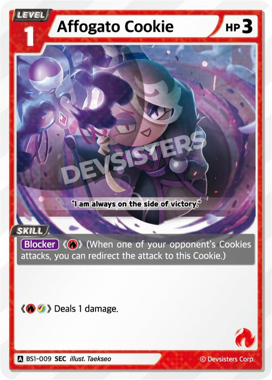 Image for Affogato Cookie (SEC) (BS1-009) (BS1-BS2) - CookieRun: Braverse TCG