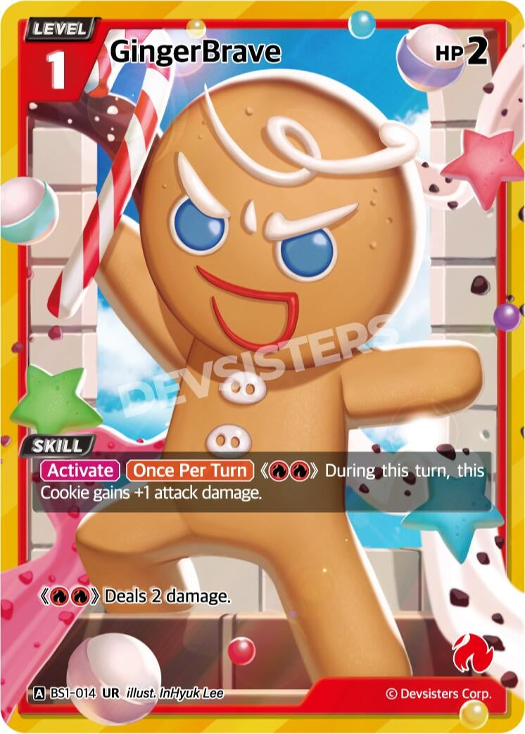Image for GingerBrave (014) (BS1-014) (BS1-BS2) - CookieRun: Braverse TCG