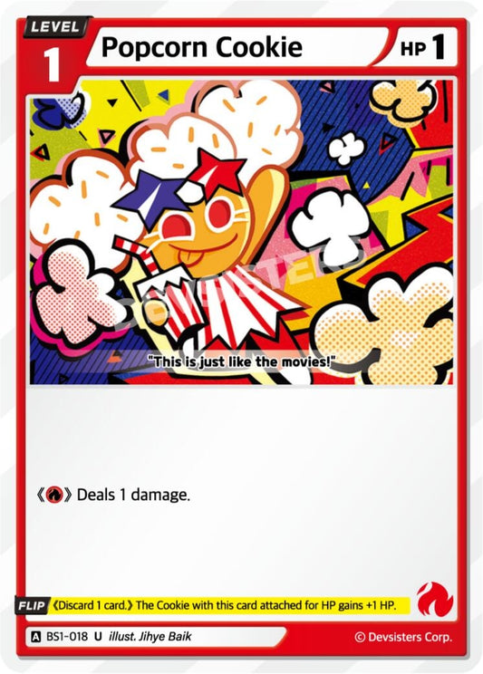 Image for Popcorn Cookie (BS1-018) (BS1-BS2) - CookieRun: Braverse TCG