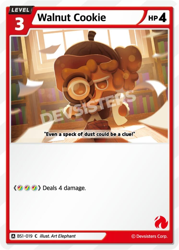 Image for Walnut Cookie (BS1-019) (BS1-BS2) - CookieRun: Braverse TCG