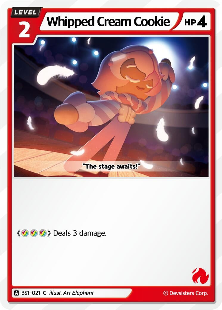 Image for Whipped Cream Cookie (BS1-021) (BS1-BS2) - CookieRun: Braverse TCG