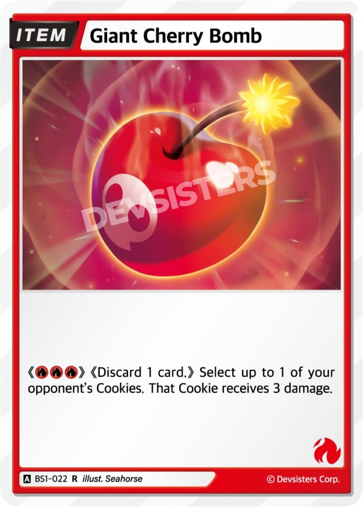 Image for Giant Cherry Bomb (BS1-022) (BS1-BS2) - CookieRun: Braverse TCG
