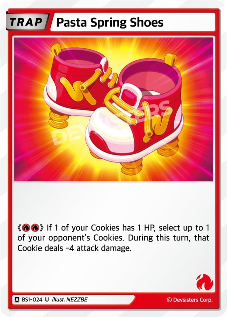 Image for Pasta Spring Shoes (BS1-024) (BS1-BS2) - CookieRun: Braverse TCG