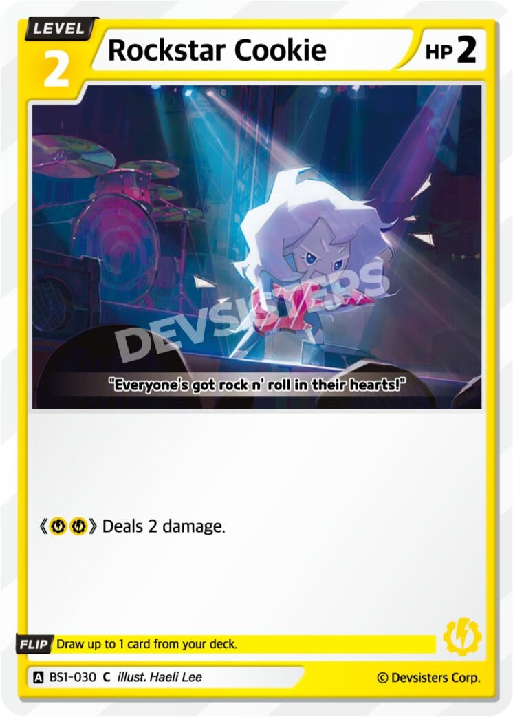 Image for Rockstar Cookie (BS1-030) (BS1-BS2) - CookieRun: Braverse TCG