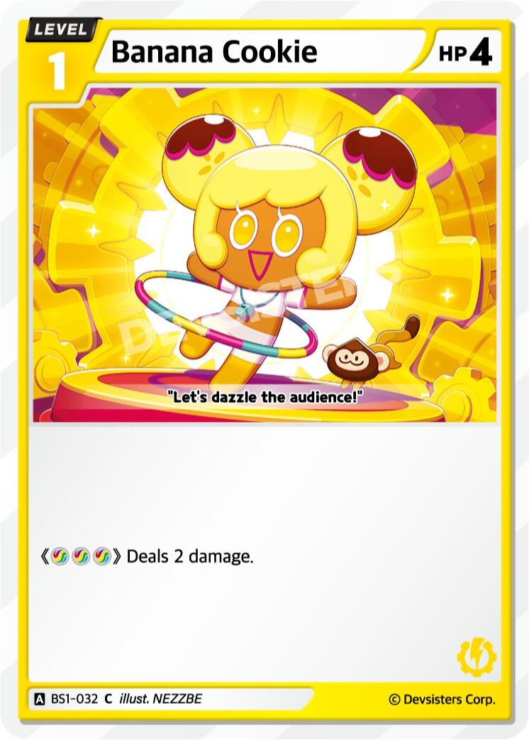Image for Banana Cookie (BS1-032) (BS1-BS2) - CookieRun: Braverse TCG