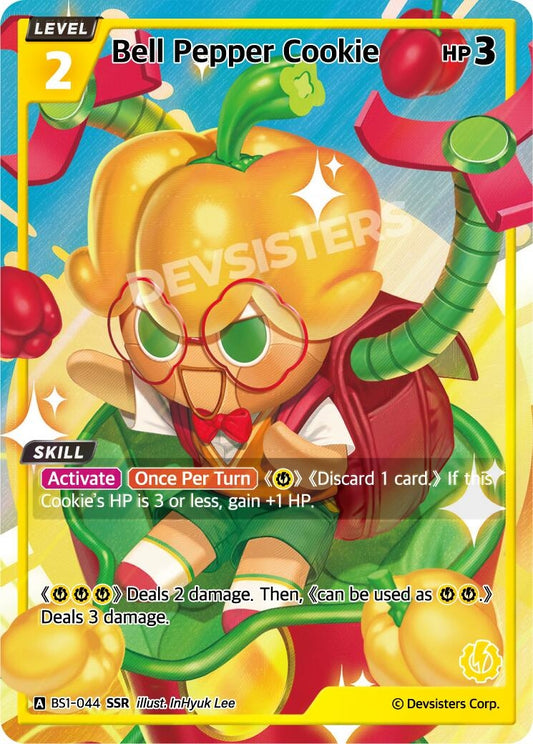 Image for Bell PepperCookie (SSR) (BS1-044) (BS1-BS2) - CookieRun: Braverse TCG