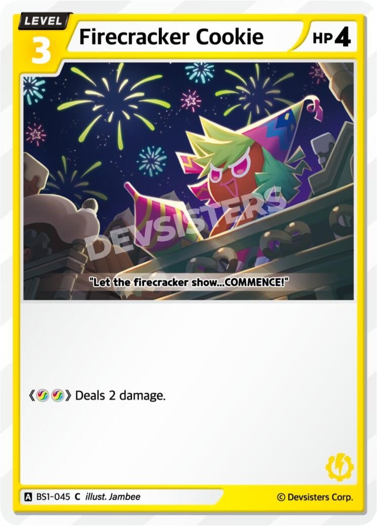 Image for Firecracker Cookie (BS1-045) (BS1-BS2) - CookieRun: Braverse TCG