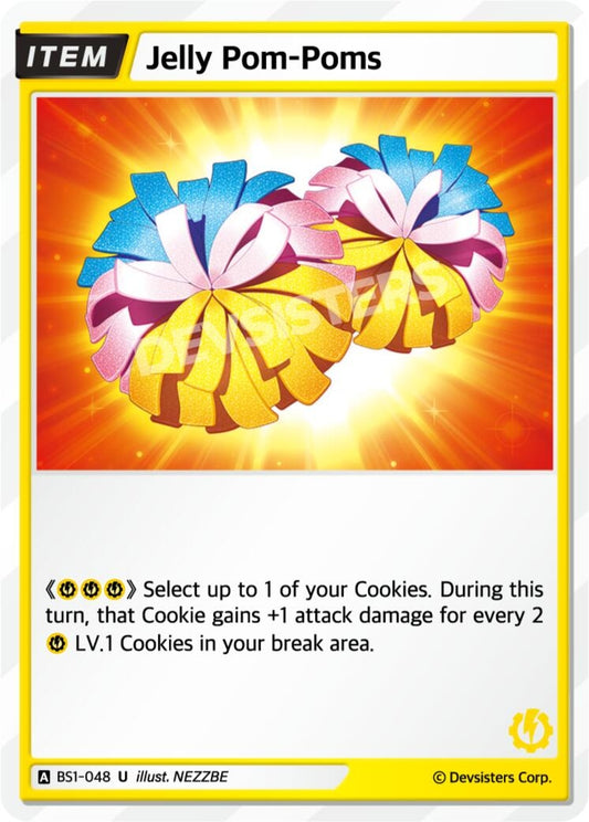 Image for Jelly Pom-Poms (BS1-048) (BS1-BS2) - CookieRun: Braverse TCG