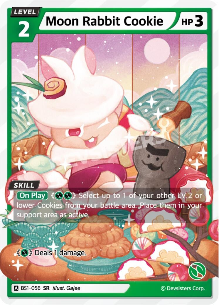 Image for Moon Rabbit Cookie (BS1-056) (BS1-BS2) - CookieRun: Braverse TCG