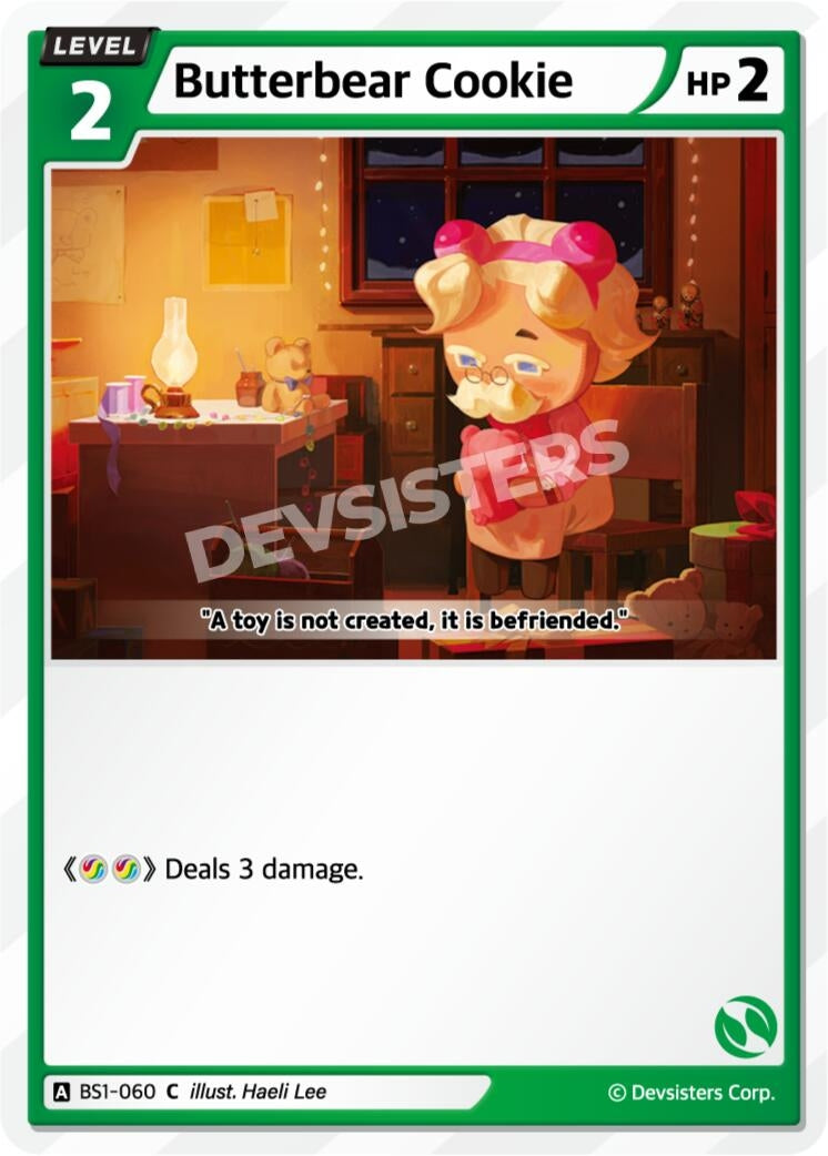 Image for Butterbear Cookie (BS1-060) (BS1-BS2) - CookieRun: Braverse TCG