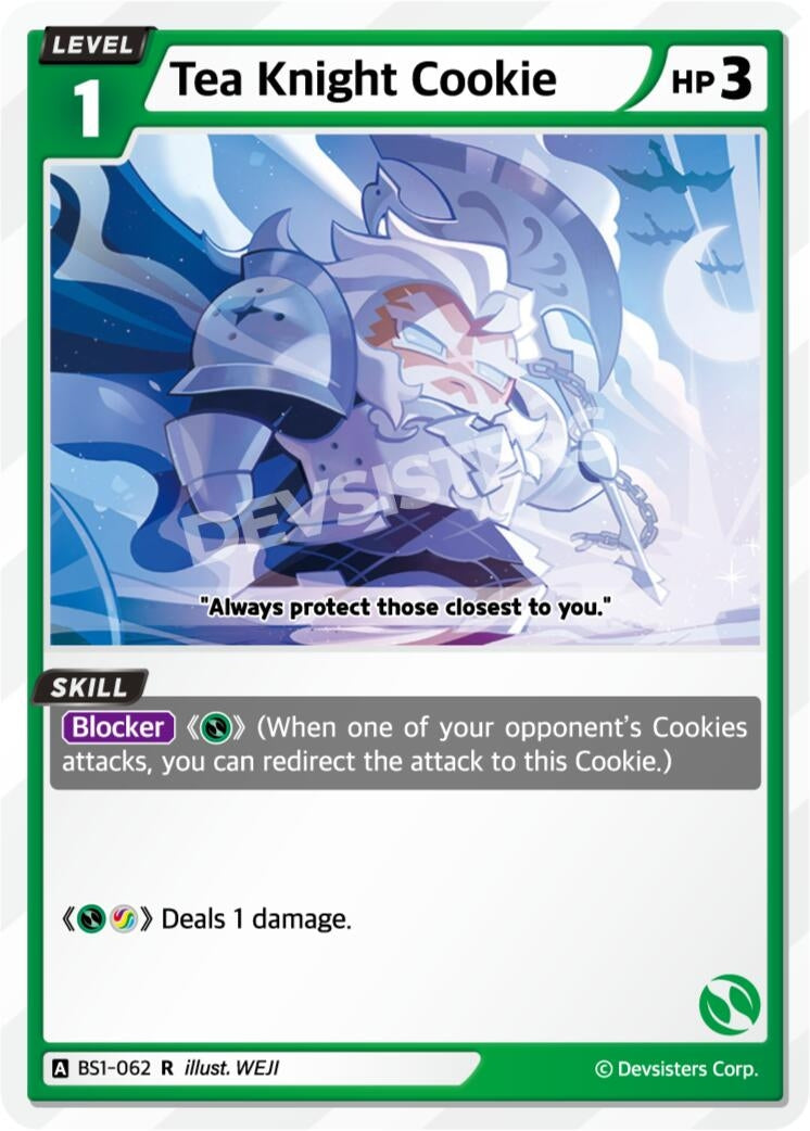 Image for Tea Knight Cookie (BS1-062) (BS1-BS2) - CookieRun: Braverse TCG