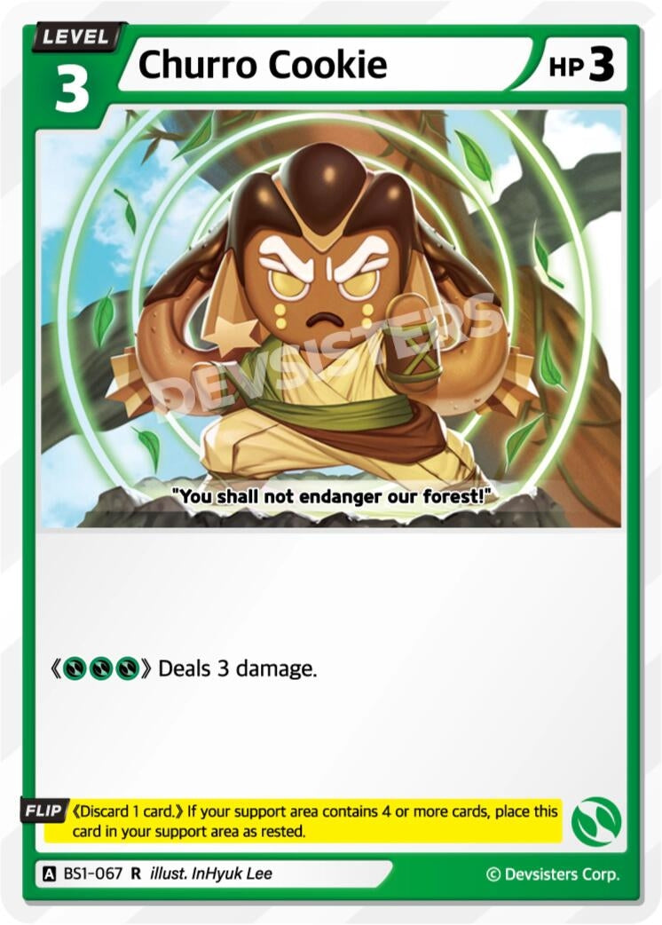 Image for Churro Cookie (Ver. 1) (BS1-067) (BS1-BS2) - CookieRun: Braverse TCG