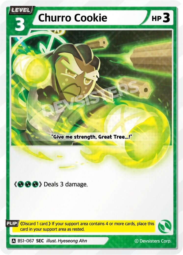 Image for Churro Cookie (Ver. 2) (BS1-067) (BS1-BS2) - CookieRun: Braverse TCG