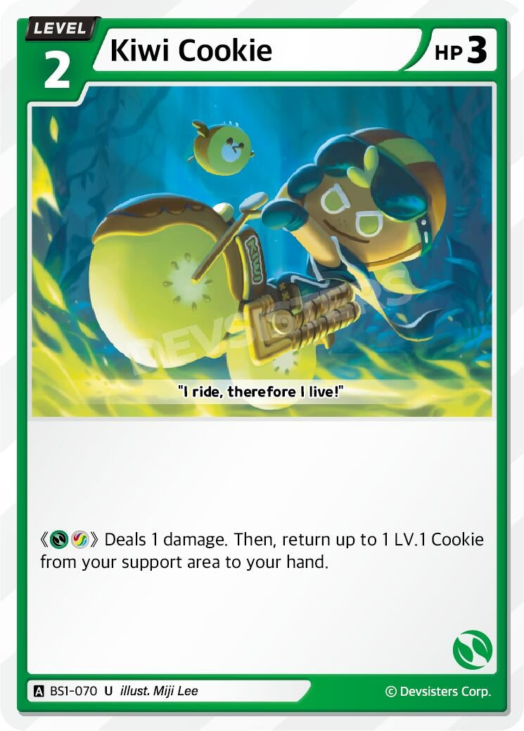 Image for Kiwi Cookie (U) (BS1-070) (BS1-BS2) - CookieRun: Braverse TCG