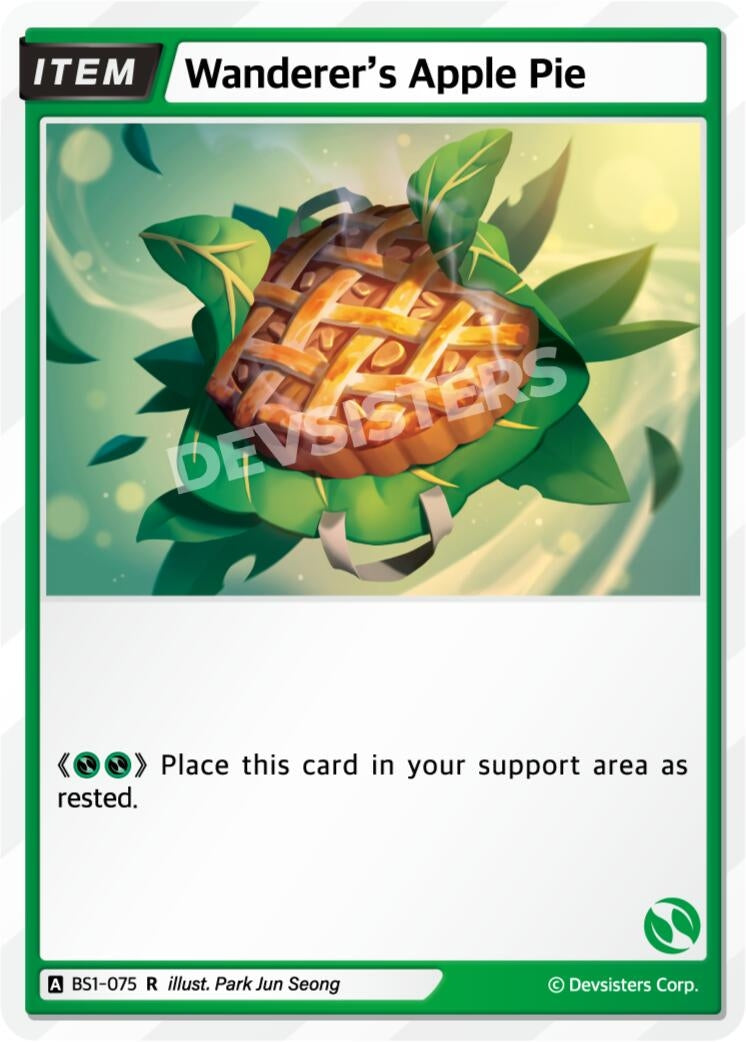 Image for Wanderer's Apple Pie (BS1-075) (BS1-BS2) - CookieRun: Braverse TCG