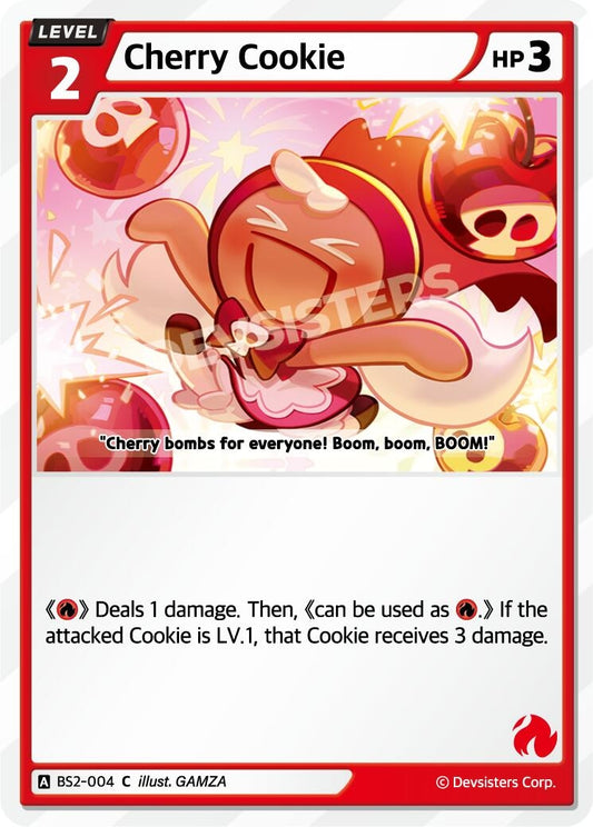 Image for Cherry Cookie (BS2-004) (BS1-BS2) - CookieRun: Braverse TCG