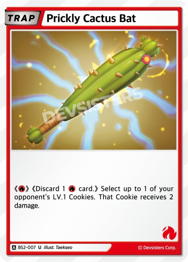 Image for Prickly Cactus Bat (BS2-007) (BS1-BS2) - CookieRun: Braverse TCG