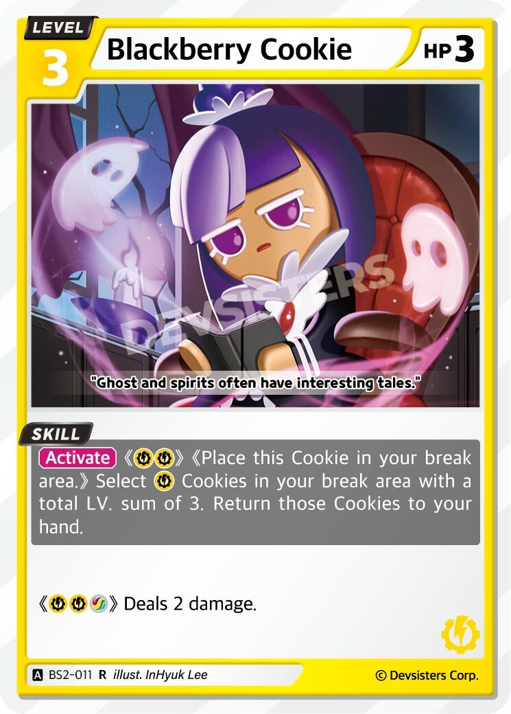Image for Blackberry Cookie (BS2-011) (BS1-BS2) - CookieRun: Braverse TCG