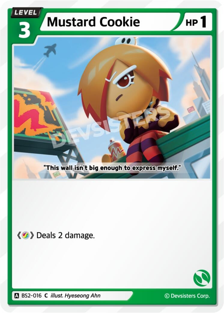 Image for Mustard Cookie (BS2-016) (BS1-BS2) - CookieRun: Braverse TCG
