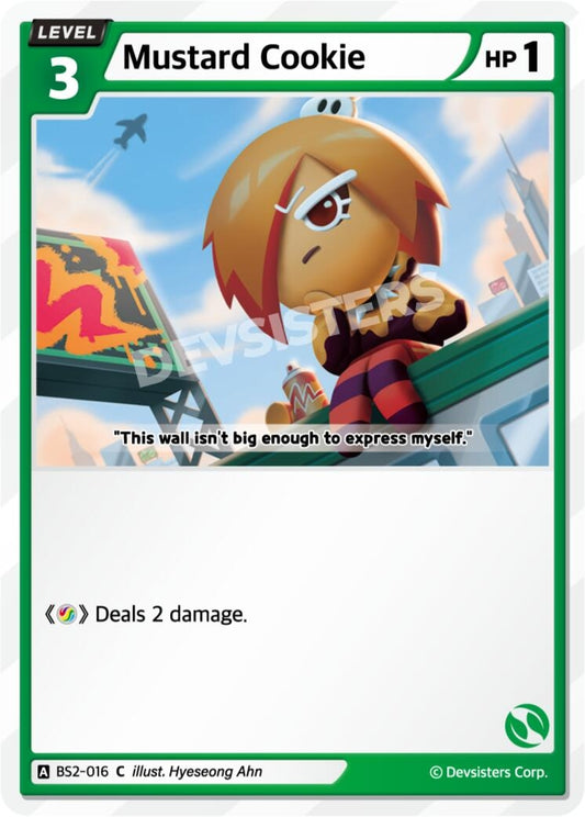 Image for Mustard Cookie (BS2-016) (BS1-BS2) - CookieRun: Braverse TCG