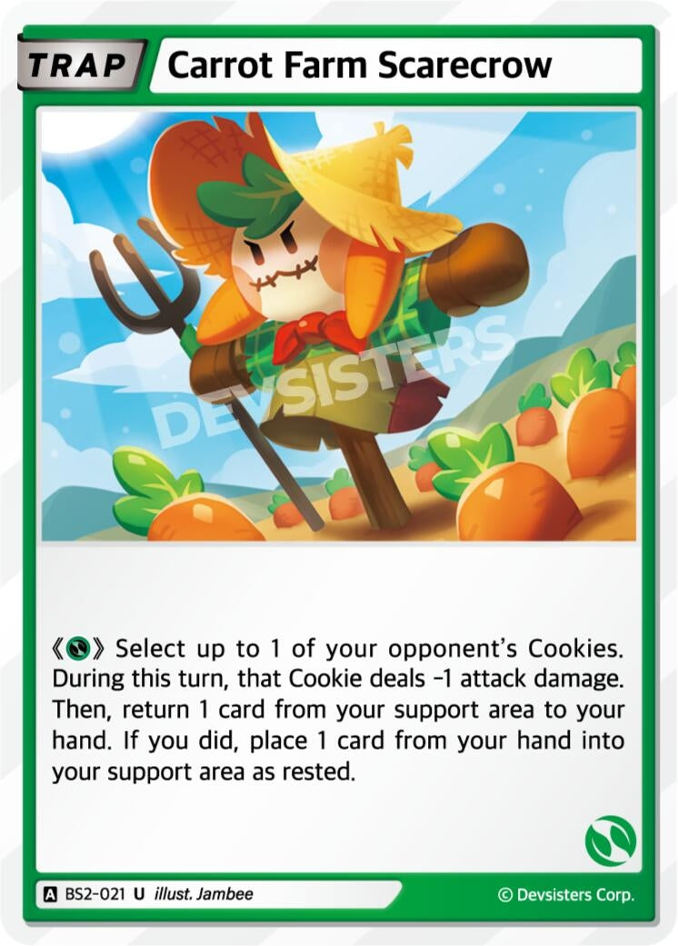 Image for Carrot Farm Scarecrow (BS2-021) (BS1-BS2) - CookieRun: Braverse TCG