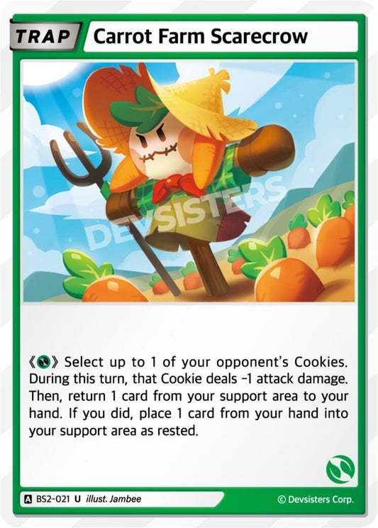 Image for Carrot Farm Scarecrow (BS2-021) (BS1-BS2) - CookieRun: Braverse TCG