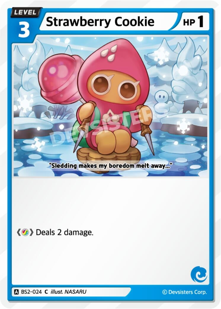 Image for Strawberry Cookie (BS2-024) (BS1-BS2) - CookieRun: Braverse TCG