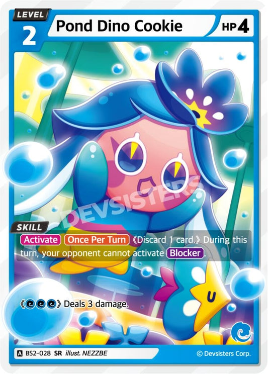 Image for Pond Dino Cookie (BS2-028) (BS1-BS2) - CookieRun: Braverse TCG