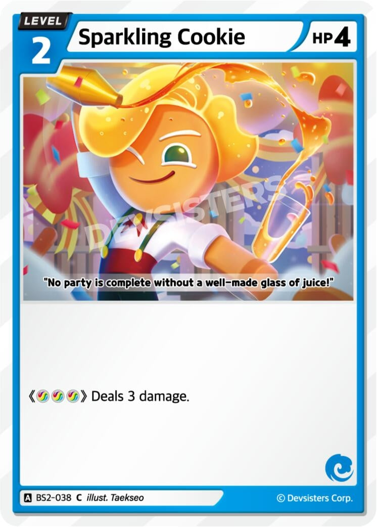 Image for Sparkling Cookie (BS2-038) (BS1-BS2) - CookieRun: Braverse TCG
