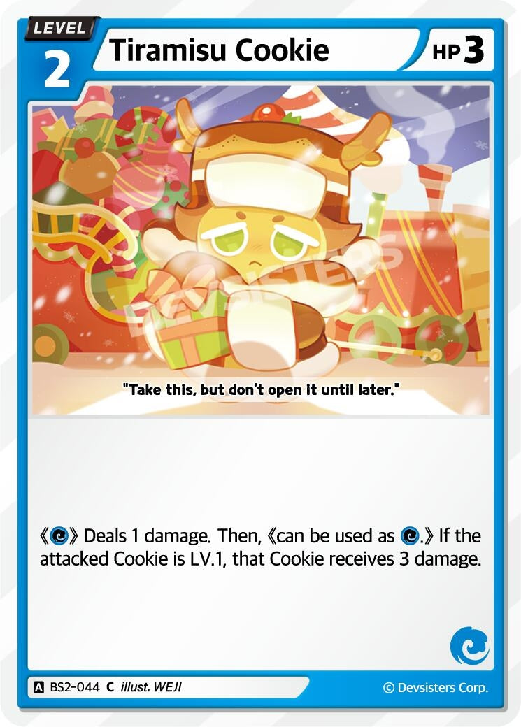 Image for Tiramisu Cookie (BS2-044) (BS1-BS2) - CookieRun: Braverse TCG