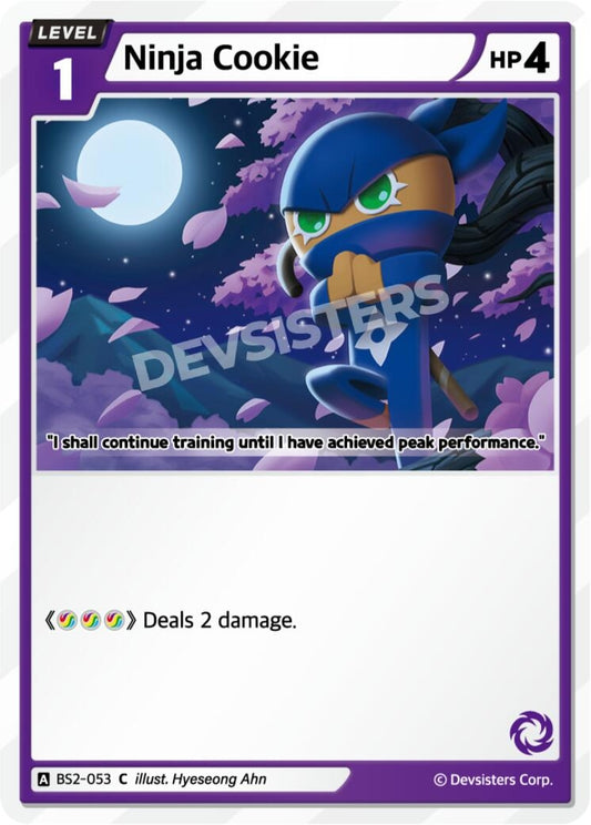 Image for Ninja Cookie (BS2-053) (BS1-BS2) - CookieRun: Braverse TCG