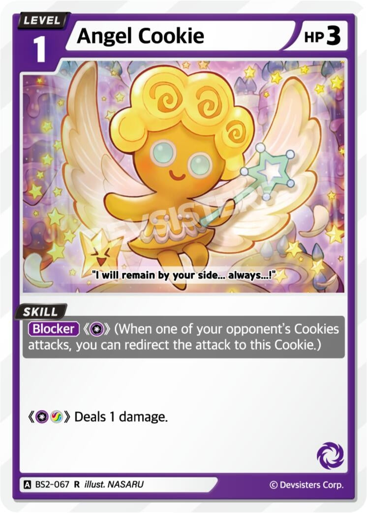 Image for Angel Cookie (BS2-067) (BS1-BS2) - CookieRun: Braverse TCG
