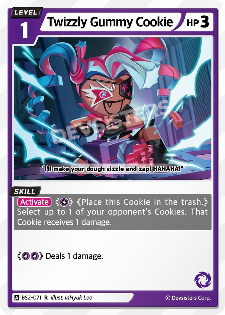 Image for Twizzly Gummy Cookie (BS2-071) (BS1-BS2) - CookieRun: Braverse TCG