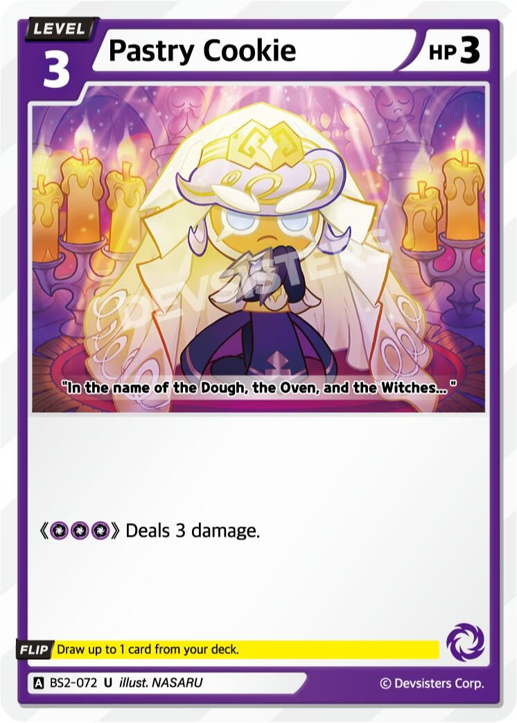 Image for Pastry Cookie (BS2-072) (BS1-BS2) - CookieRun: Braverse TCG