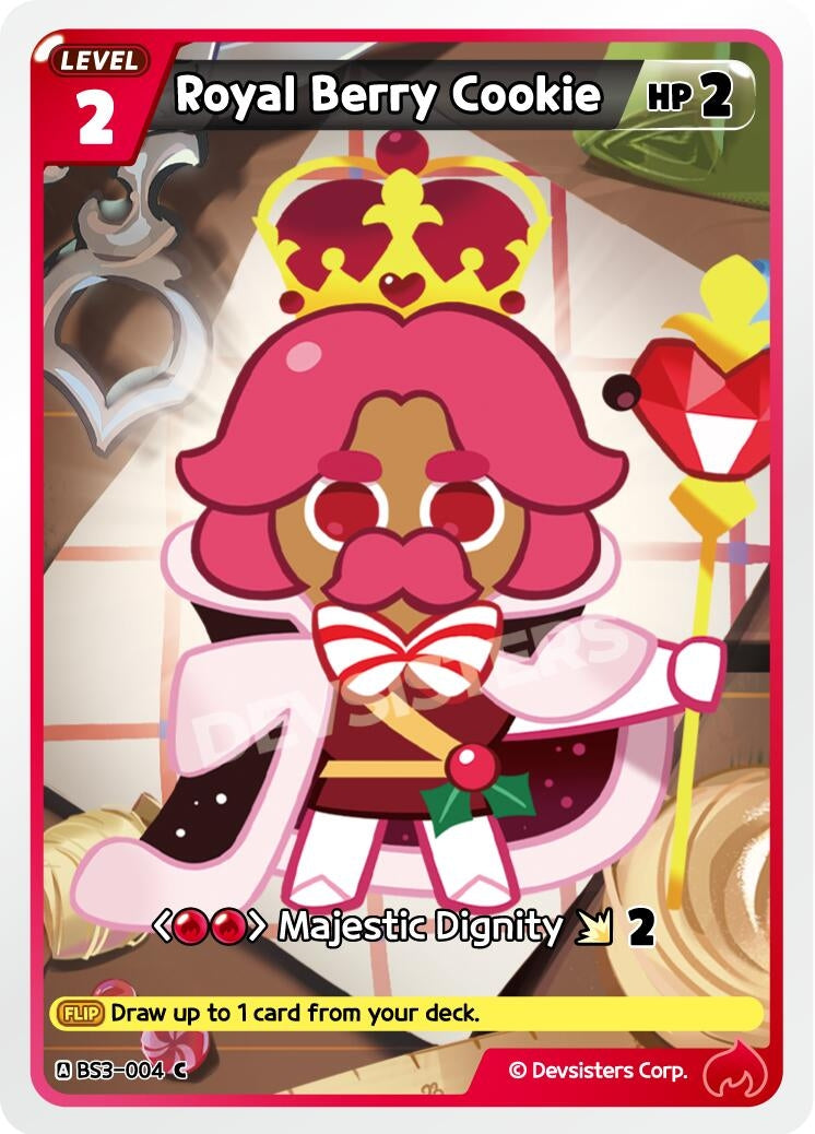 Image for Royal Berry Cookie (BS3-004) (BS3-BS4) - CookieRun: Braverse TCG