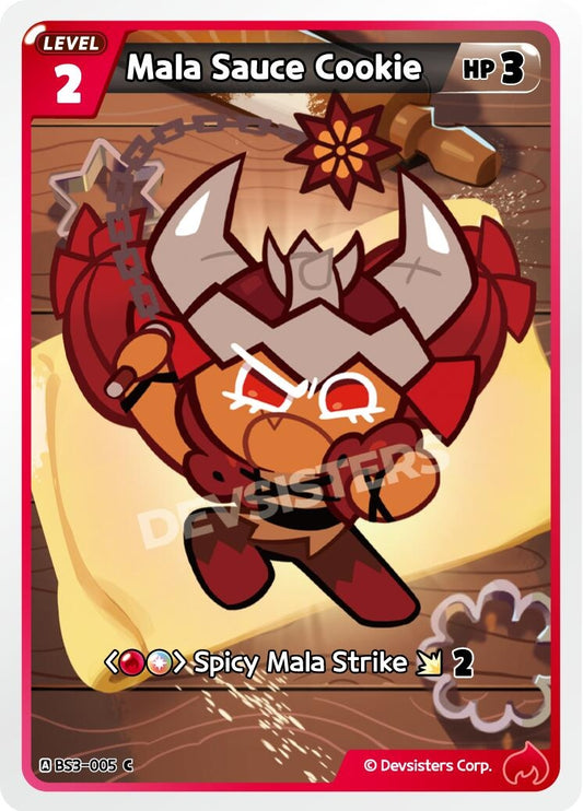 Image for Mala Sauce Cookie (005) (BS3-005) (BS3-BS4) - CookieRun: Braverse TCG