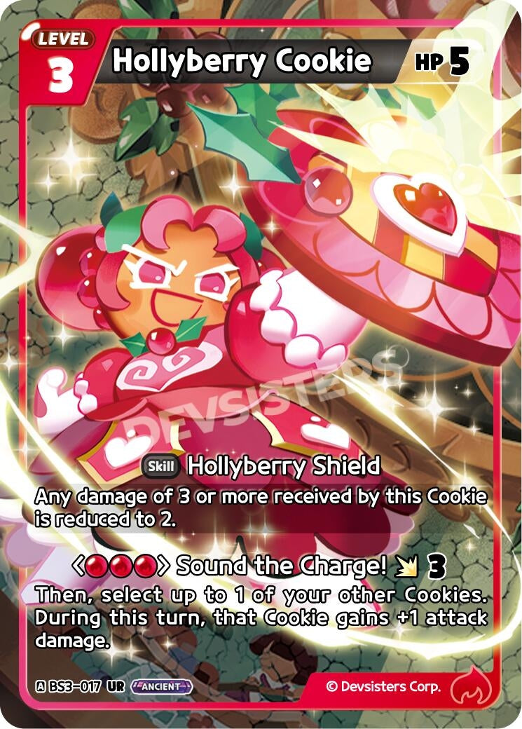 Image for Hollyberry Cookie (BS3-017) (BS3-BS4) - CookieRun: Braverse TCG