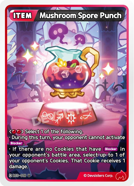 Image for Mushroom Spore Punch (BS3-018) (BS3-BS4) - CookieRun: Braverse TCG