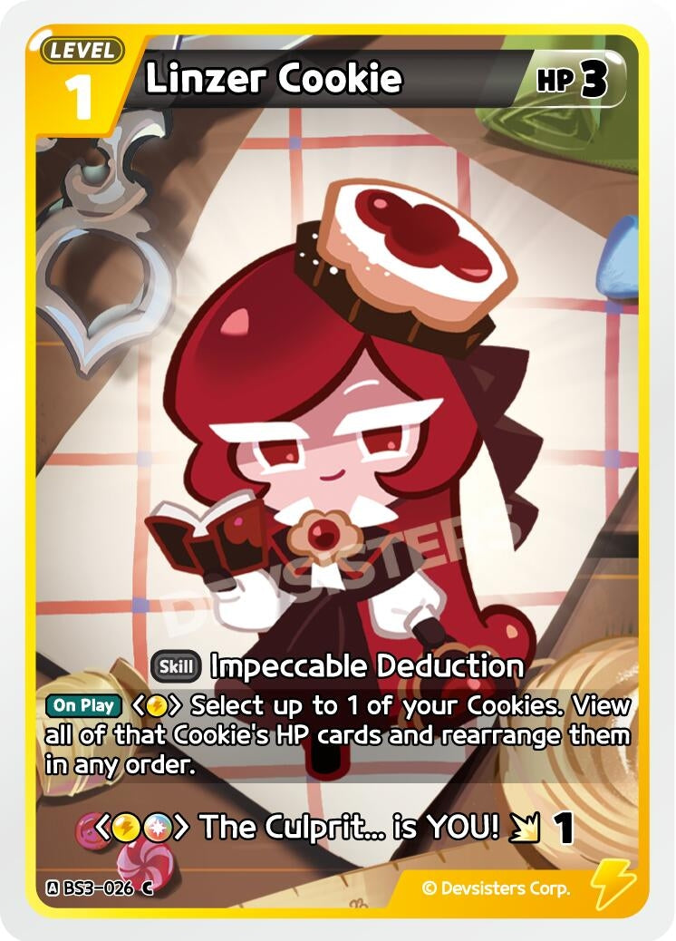 Image for Linzer Cookie (BS3-026) (BS3-BS4) - CookieRun: Braverse TCG