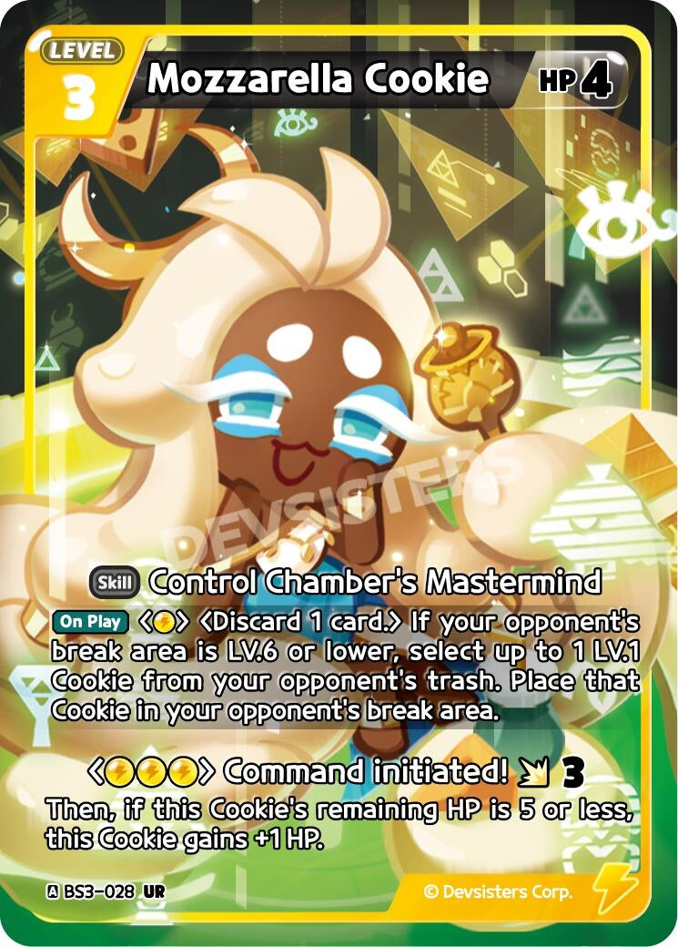 Image for Mozzarella Cookie (BS3-028) (BS3-BS4) - CookieRun: Braverse TCG