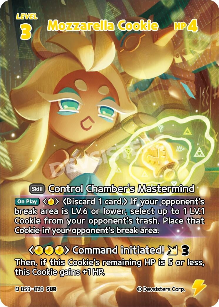 Image for Mozzarella Cookie (SUR) (BS3-028) (BS3-BS4) - CookieRun: Braverse TCG