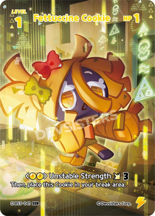 Image for Fettuccine Cookie (SSR) (BS3-041) (BS3-BS4) - CookieRun: Braverse TCG