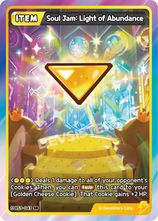 Image for Soul Jam: Light of Abundance (BS3-043) (BS3-BS4) - CookieRun: Braverse TCG