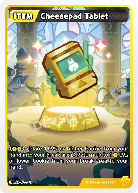 Image for Cheesepad Tablet (BS3-044) (BS3-BS4) - CookieRun: Braverse TCG
