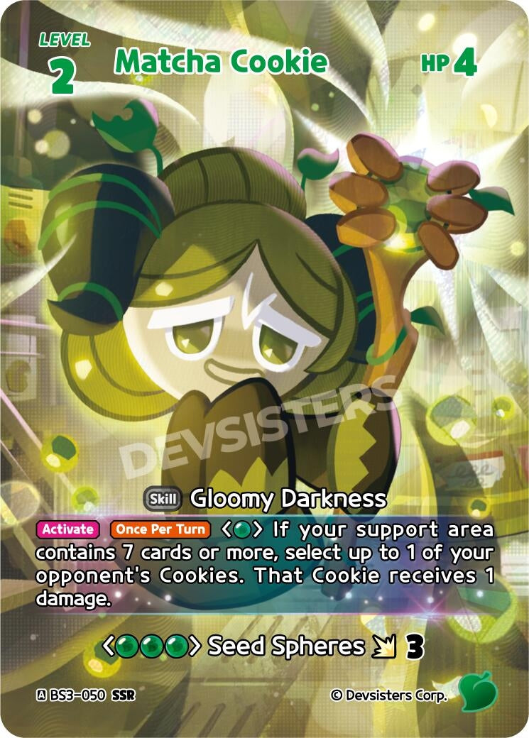Image for Matcha Cookie (SSR) (BS3-050) (BS3-BS4) - CookieRun: Braverse TCG
