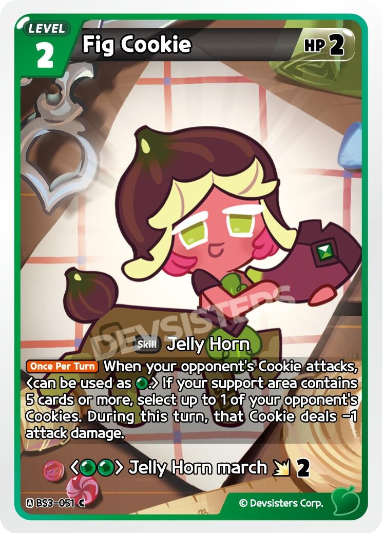 Image for Fig Cookie (BS3-051) (BS3-BS4) - CookieRun: Braverse TCG