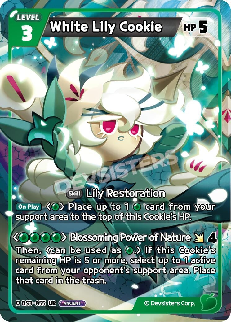 Image for White Lily Cookie (BS3-055) (BS3-BS4) - CookieRun: Braverse TCG