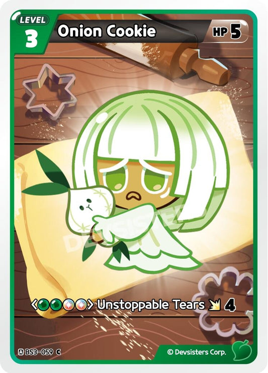 Image for Onion Cookie (BS3-059) (BS3-BS4) - CookieRun: Braverse TCG
