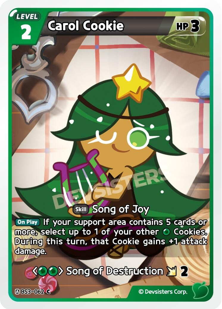 Image for Carol Cookie (BS3-062) (BS3-BS4) - CookieRun: Braverse TCG